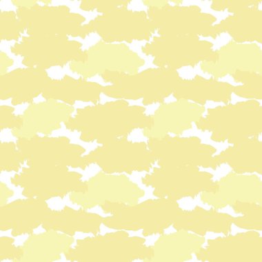 Moda tekstil ve grafikleri için uygun, soyut, pürüzsüz, sarı kamuflaj desenli arka plan