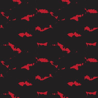 Moda tekstili ve grafikleri için uygun kırmızı kamuflaj soyut, kusursuz desen arkaplanı