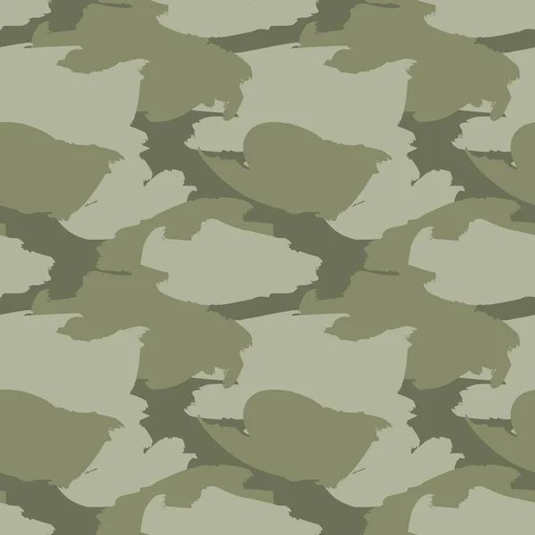 Grön Camouflage Abstrakt Sömlös Mönster Bakgrund Lämplig För Mode Textilier — Stock vektor