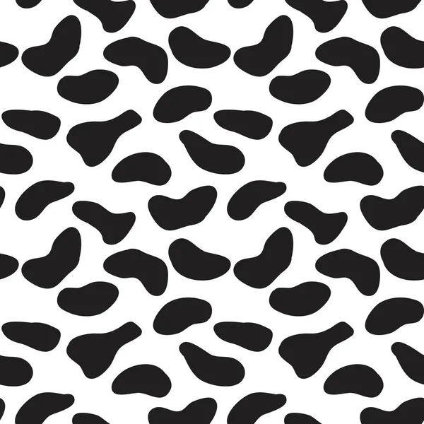 Fondo Patrón Sin Costura Abstracto Camuflaje Blanco Negro Adecuado Para — Vector de stock