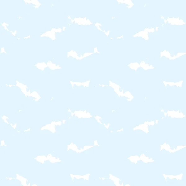 Bleu Ciel Camouflage Abstrait Fond Motif Sans Couture Adapté Aux — Image vectorielle