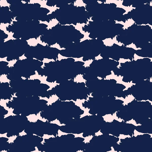 Pink Navy Camouflage Abstrakte Nahtlose Muster Hintergrund Geeignet Für Modetextilien — Stockvektor