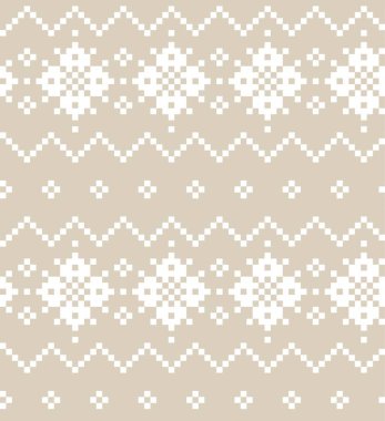 Moda tekstil, örgü ve grafikler için kahverengi Noel panayırı desenli arka plan