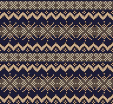 Moda tekstil, örgü ve grafikler için kahverengi Noel panayırı desenli arka plan