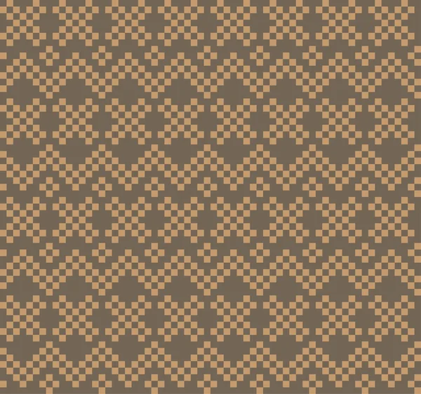 Brown Christmas Fair Isle Background Fashion Textiles Knitwear Graphics — стоковий вектор