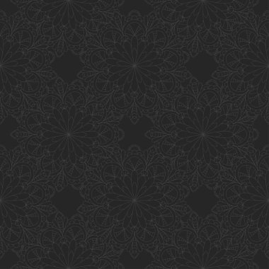 Vektör doodle çiçek sorunsuz arka plan