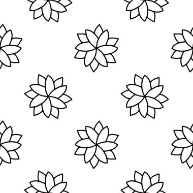 Boyama kitabı Doodle vektör çiçek deseni