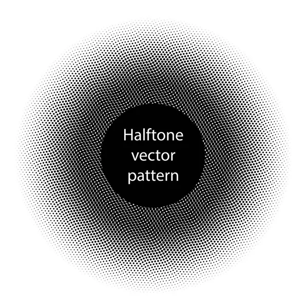 半色调圈子，半色调网点模式矢量图片 — 图库矢量图片