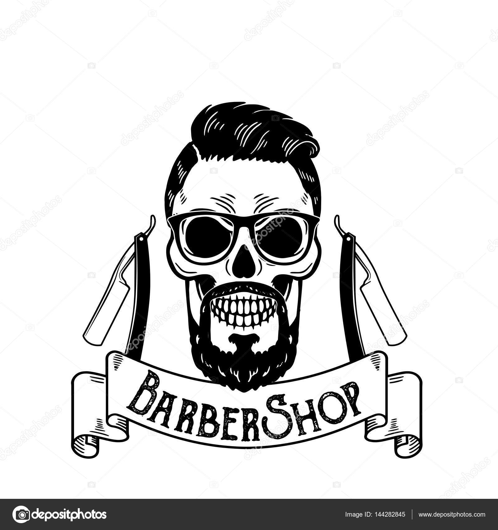 Vector Barbershop Emblem Barbershop Logo Or Badge For