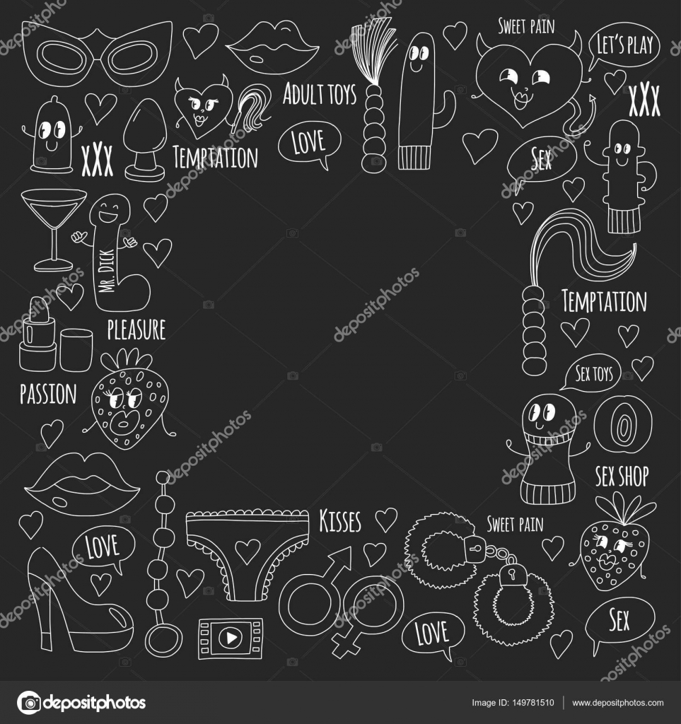 Doodle Humorous Sextoys For Sex Shop Internet Shop Dildo Sex Love Passion Temptation Video Porn Humorous Sex Shop Toys Hand Drawn Pattern Vector Doodle Humorous Sextoys For Sex Shop Internet Shop Dildo Sex Love Passion Temptation Video Porn Humorous Sex Shop Toys Hand Drawn Pattern Vector