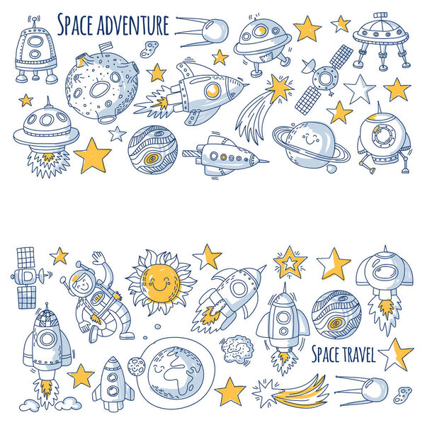 Космос, спутник, луна, звезды, космический корабль, космическая станция
