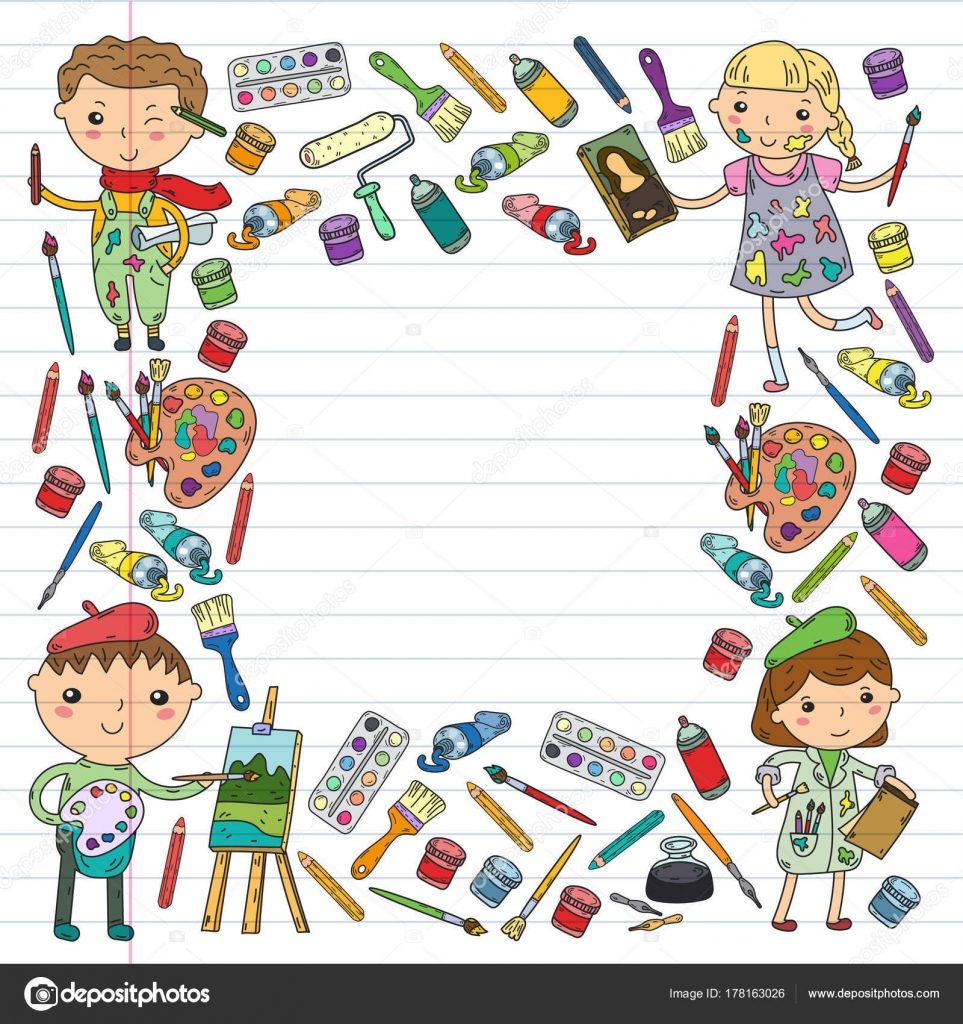 Kreatywności Dzieci Przedszkole Szkoła Sztuki Chłopców I