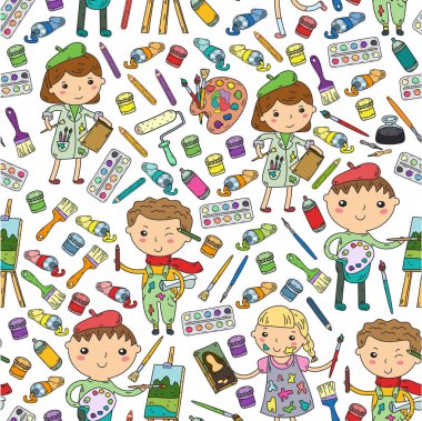 Çocukların yaratıcılık anaokulu, okul sanat çocuklar ve kızlar çizim ve resimleri Boyama Çocuk Sanat ve Tasarım Okulu