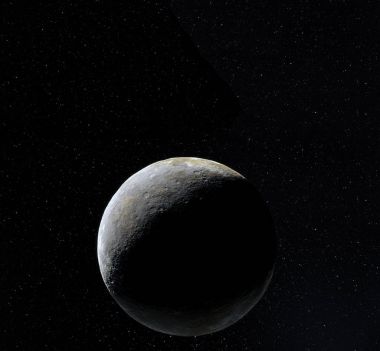 Ay yüzeyi. Ay ve uzay gerçekçi 3d render. Uzay ve gezegen. Uydu. Bulutsusu. Yıldız. Nasa tarafından döşenmiş bu görüntü unsurları.