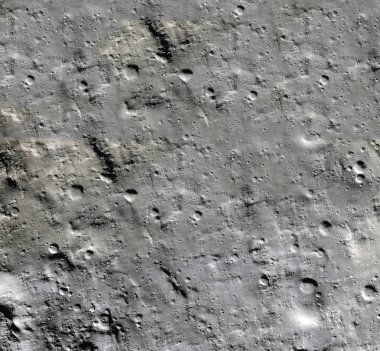 Ay yüzeyi. Ay ve uzay gerçekçi 3d render. Uzay ve gezegen. Uydu. Bulutsusu. Yıldız. Nasa tarafından döşenmiş bu görüntü unsurları.