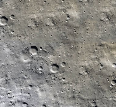 Ay yüzeyi. Ay ve uzay gerçekçi 3d render. Uzay ve gezegen. Uydu. Bulutsusu. Yıldız. Nasa tarafından döşenmiş bu görüntü unsurları.