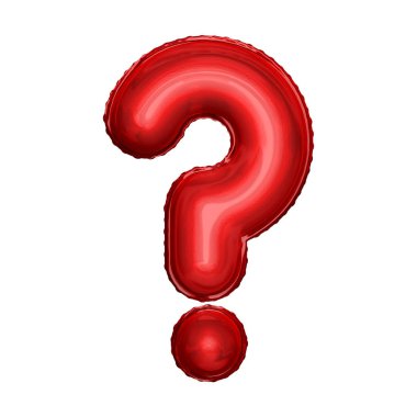 Çizgi film folyo balon sembolü. Gerçekçi 3d çizim. Doğum günü partisi, çocuk parti, anaokulu olay ve kutlama.