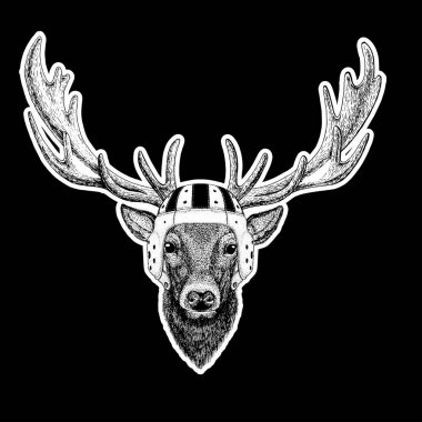 Gösterim amacıyla amblemi geyik el çekilmiş