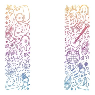 Çocuklar müzik çalın. Müzik eğitimi, tiyatro, okul.