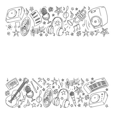 Çocuklar müzik çalın. Müzik eğitimi, tiyatro, okul.