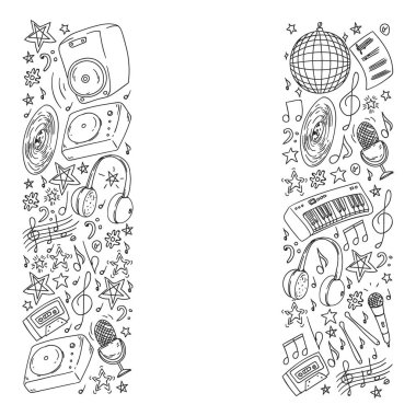 Çocuklar müzik çalın. Müzik eğitimi, tiyatro, okul.