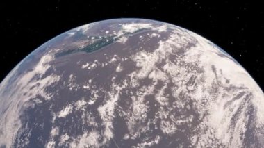 Gezegenimizin yörüngesinden, uzay 3 boyutlu çizim yörüngesinden Dünya 'nın üzerinden uçan uydudan görüntüyü alıyoruz. Bu görüntünün elementleri NASA tarafından desteklenmektedir