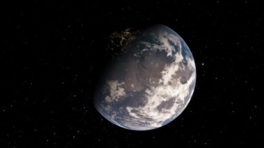 Gezegenimizin yörüngesinden, uzay 3 boyutlu çizim yörüngesinden Dünya 'nın üzerinden uçan uydudan görüntüyü alıyoruz. Bu görüntünün elementleri NASA tarafından desteklenmektedir