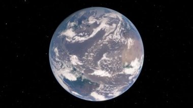 Gezegenimizin yörüngesinden, uzay 3 boyutlu çizim yörüngesinden Dünya 'nın üzerinden uçan uydudan görüntüyü alıyoruz. Bu görüntünün elementleri NASA tarafından desteklenmektedir