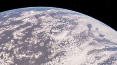 Gezegenimizin yörüngesinden, uzay 3 boyutlu çizim yörüngesinden Dünya 'nın üzerinden uçan uydudan görüntüyü alıyoruz. Bu görüntünün elementleri NASA tarafından desteklenmektedir