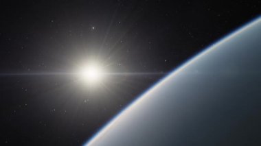 Gezegenimizin yörüngesinden, uzay 3 boyutlu çizim yörüngesinden Dünya 'nın üzerinden uçan uydudan görüntüyü alıyoruz. Bu görüntünün elementleri NASA tarafından desteklenmektedir