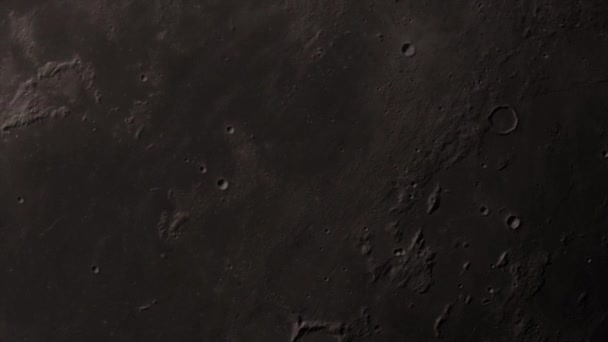 Ay arka planı gerçekçi videosu. Ay, Dünya 'nın yörüngesinde dönen astronomik bir cisimdir. Bu görüntünün elementleri NASA tarafından desteklenmektedir — Stok video