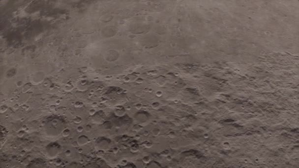 月の背景リアルなビデオ.月は惑星地球を周回する天体です。NASAによって提供されたこの画像の要素 — ストック動画