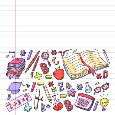 Çevrimiçi öğrenme. Eğitim, öğrenme, açık kitap, bilgi. Modern eğitim şablonu tasarımı.