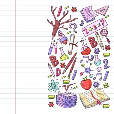 Çevrimiçi öğrenme. Eğitim, öğrenme, açık kitap, bilgi. Modern eğitim şablonu tasarımı.