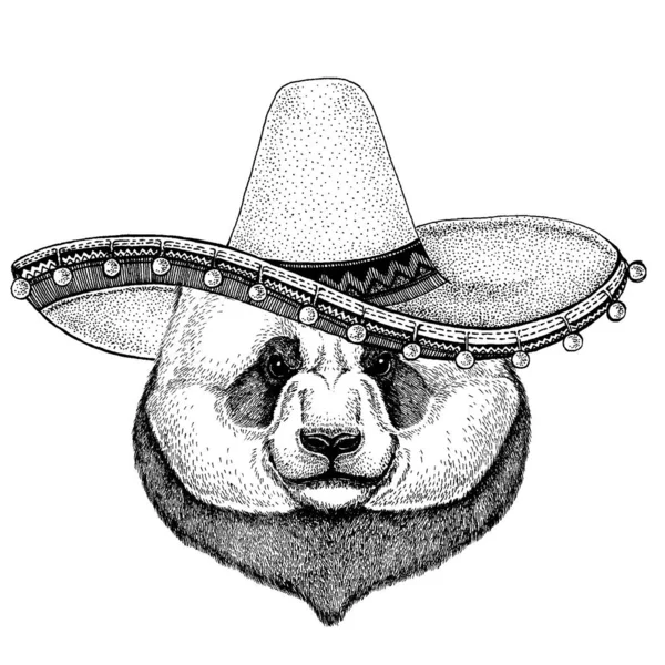 Mexické sombrero. Národní klobouk. Cinco de mayo. Den mrtvých.. — Stockový vektor