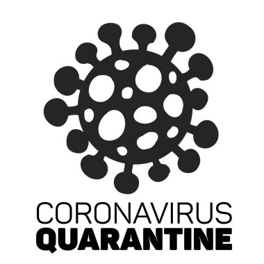 Coronavirus COVID-19. Vektör çizimi. Çin 'den Virüs Wu Han..