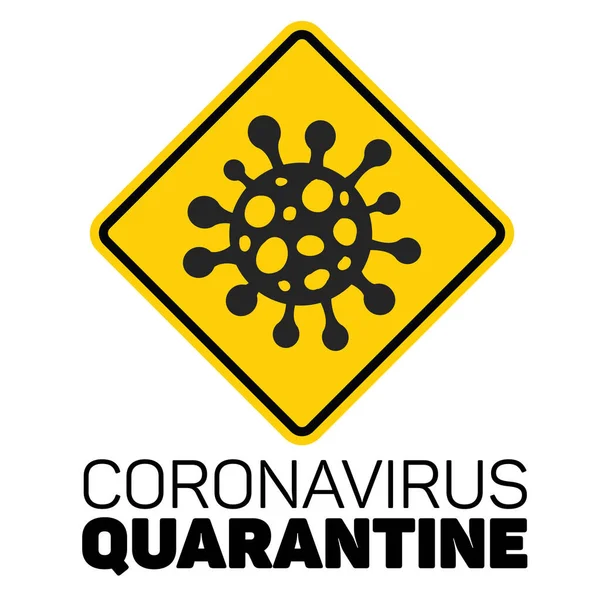 Coronavirus COVID-19. Ilustración vectorial. Virus wuhan de China . — Vector de stock