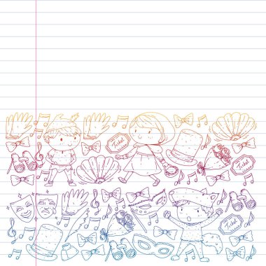 Çocuk tiyatrosu Çocuklarla tiyatro gösterisi..