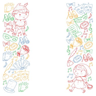 Çocuk tiyatrosu Çocuklarla tiyatro gösterisi..