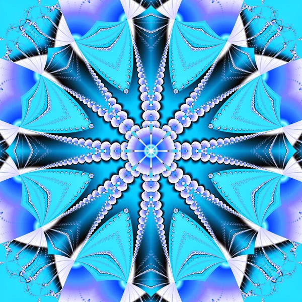 Abstrato fractal bandana impressão 3d — Fotografia de Stock