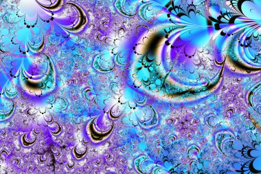 3d bilgisayar fraktal sanat oluşturulan.