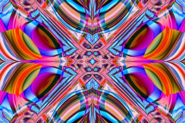 Soyut fraktal sanat arka plan çizim uzayı geometrisi. Arkaplan fraktal çoklu renk dokusundan oluşur ve hayal gücü, yaratıcılık ve tasarım projelerinde kullanılmak için uygundur