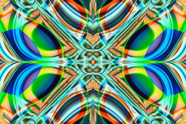 3D Soyut Fraktal arka plan. Tasarım öğesi el ilanı, broşür, web, reklam ve diğer grafik tasarımcı işleri için. Dijital Kolaj. Raster klip ar