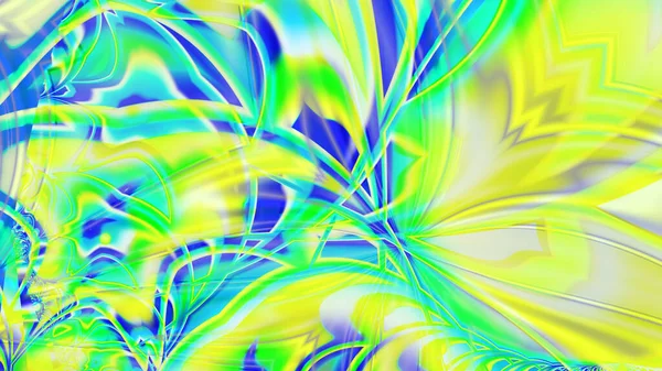 Abstract fractal shapes. Fantasy colorful chaotic fractal texture. 3D rendering illustration pattern