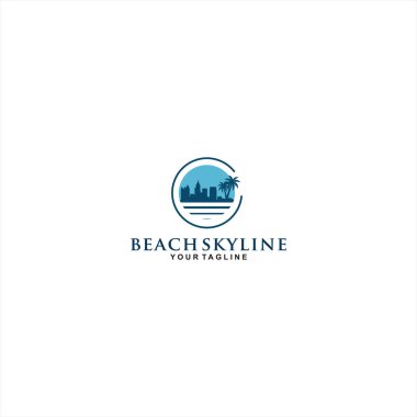 Skyline Logo Tasarım Şablonu Fikri