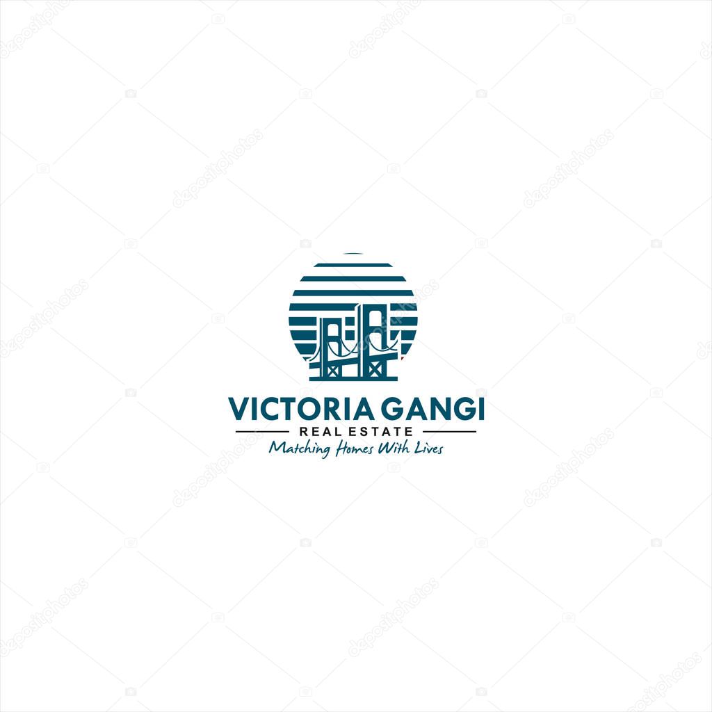 Golden Gate Bridge for modern logo