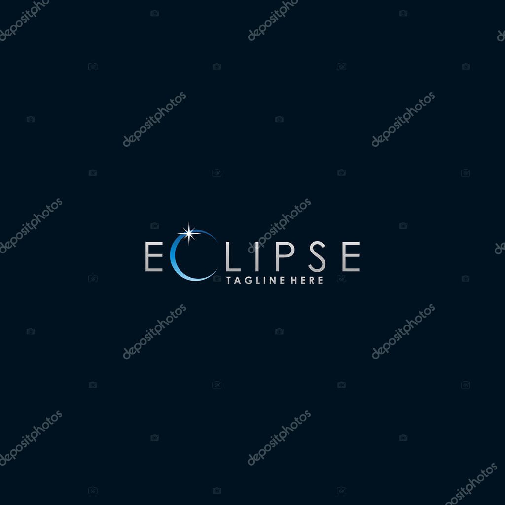 Eclipse style design for modern logo