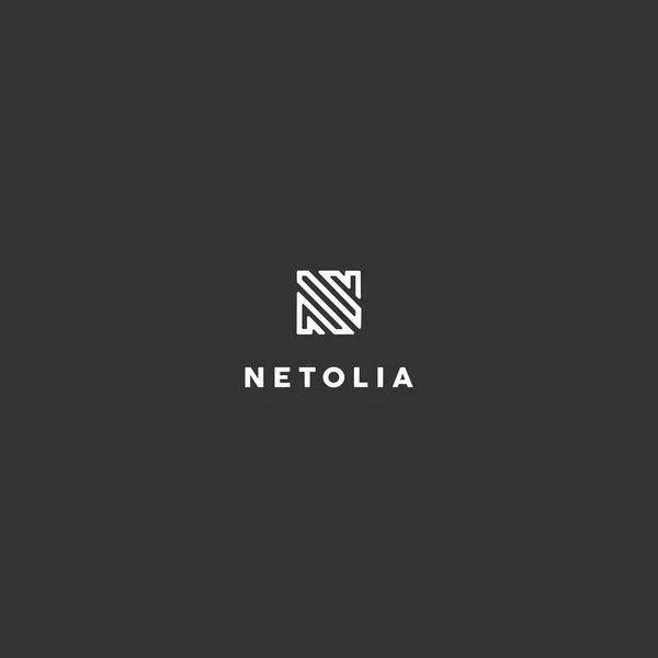 Carta inicial N Logo Template Design —  Vetores de Stock