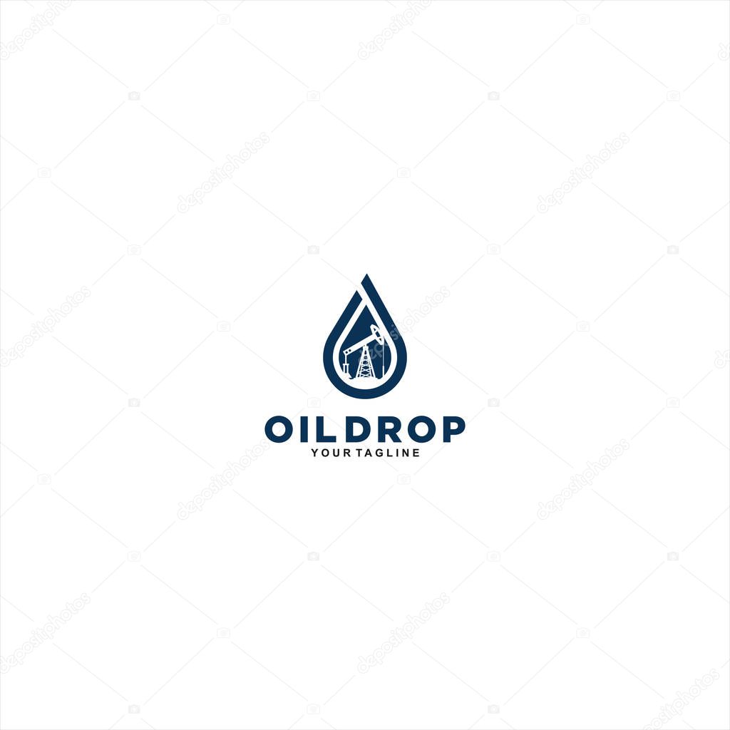 Oil Drop Logo Template Design