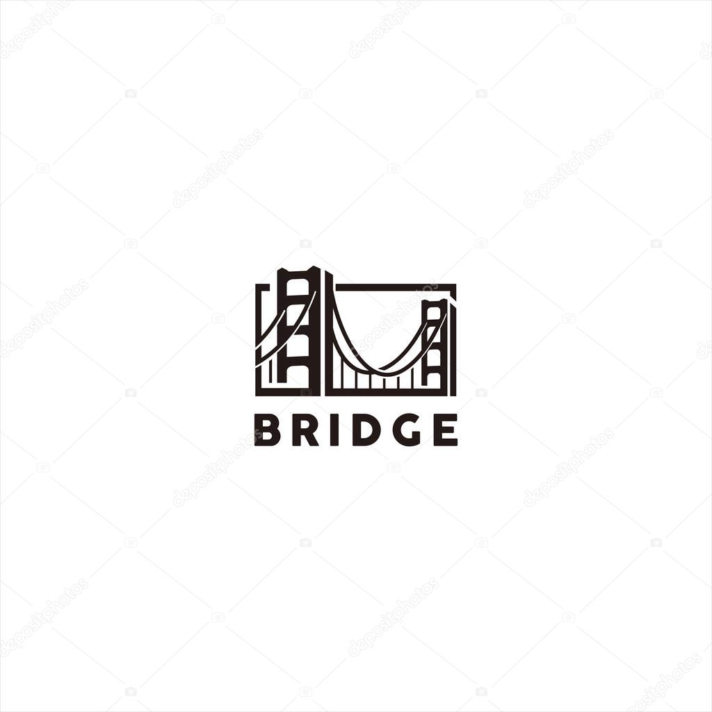 Bridge Black logo template for personal and company